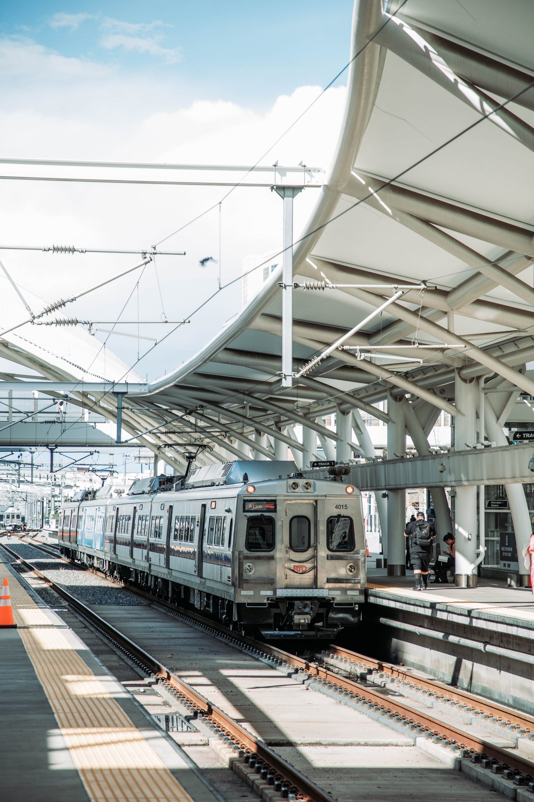 RTD train at station